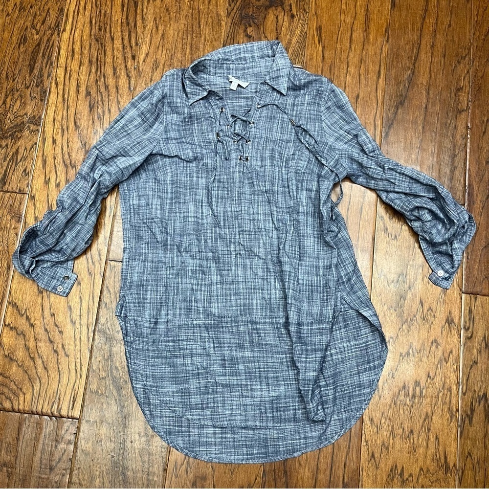 Neiman‎ Marcus Blue chambray Tunic